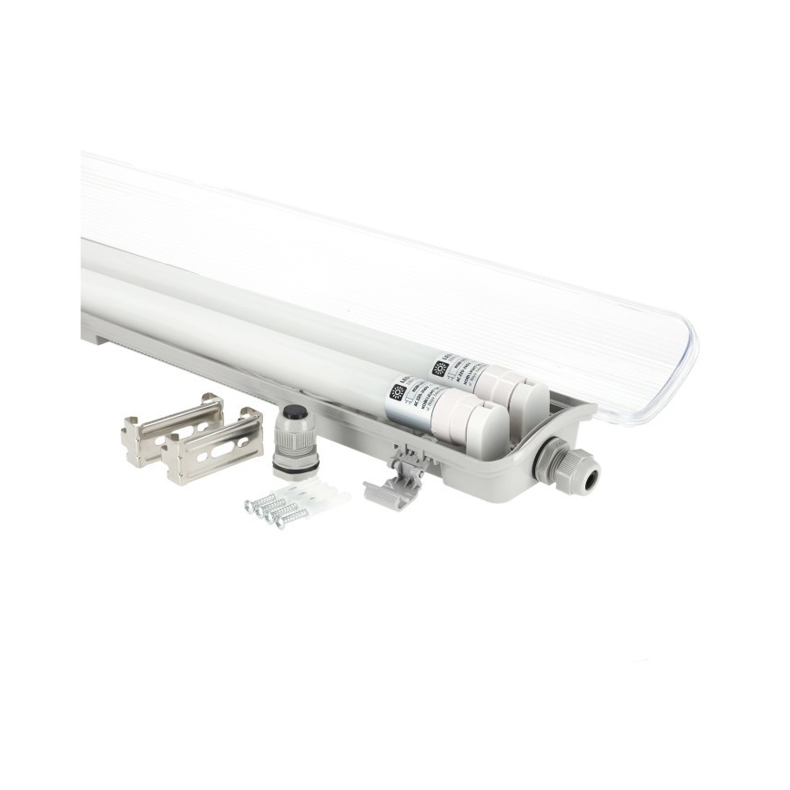 LED Technische Leuchtstoffleuchte T8 2xG13/18W/230V 5000K IP65 127 cm