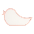 LED Tischlampe für Kinder BIRD LED/12W/230V rosa