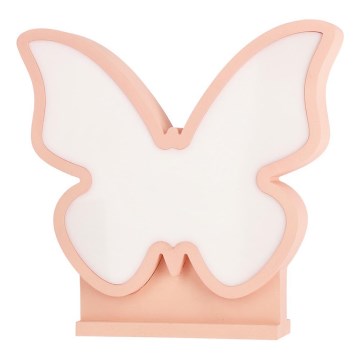 LED Tischlampe für Kinder BUTTERFLY LED/14W/230V rosa