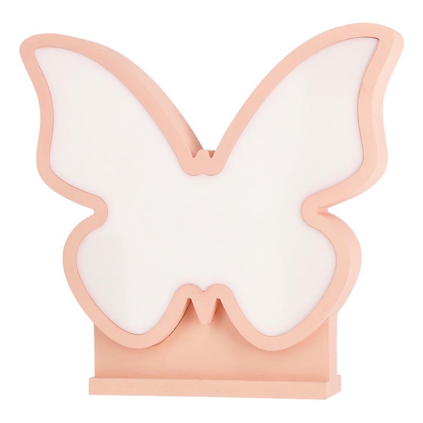 LED Tischlampe für Kinder BUTTERFLY LED/14W/230V rosa