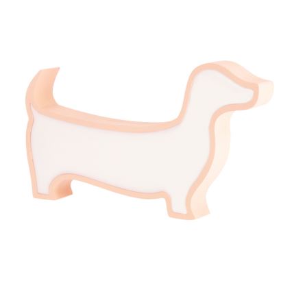 LED Tischlampe für Kinder DOG LED/12W/230V rosa