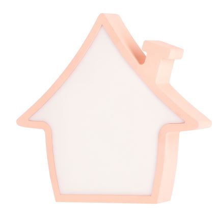LED Tischlampe für Kinder HOUSE LED/10W/230V rosa