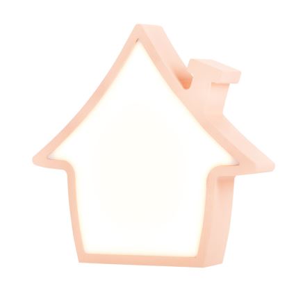 LED Tischlampe für Kinder HOUSE LED/10W/230V rosa