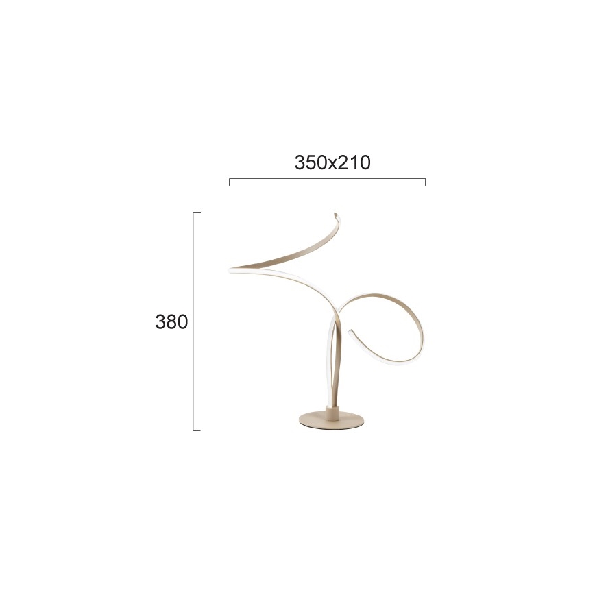 LED Tischlampe IVANA LED/5W/230V beige