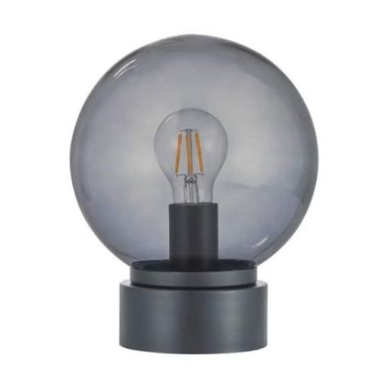 LED-Tischlampe JIMMY 1xE27/60W/230V Anthrazit/Rauchschwarz