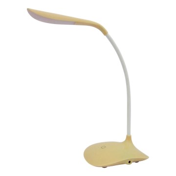 LED Tischlampe LED/3,6W/4xAAA/USB gelb