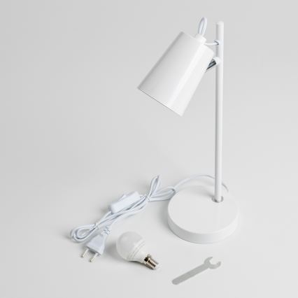 LED-Tischleuchte 1xE14/4,9W/230V weiß