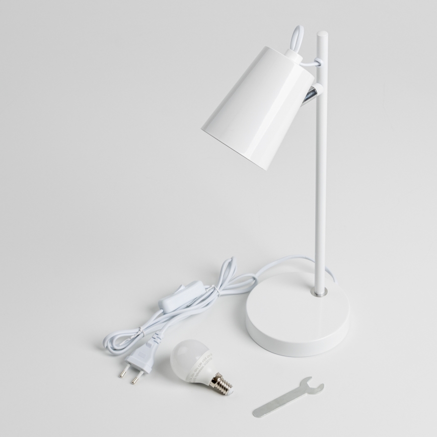 LED-Tischleuchte 1xE14/4,9W/230V weiß