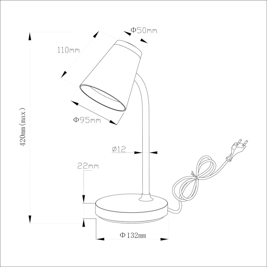 LED-Tischleuchte CHICO LED/4,5W/230V weiß