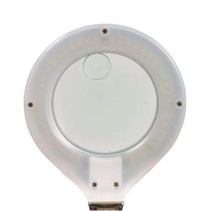 LED-Tischleuchte mit Lupe LED/6,5W/230V weiß