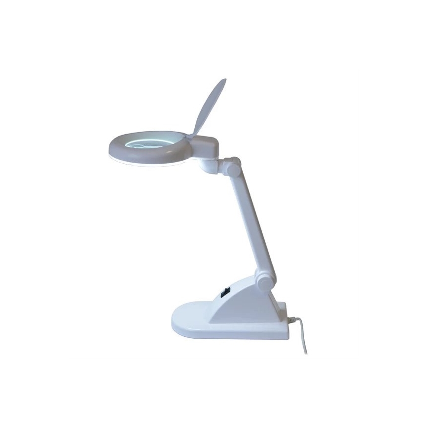 LED-Tischleuchte mit Lupe LED/6W/230V weiß