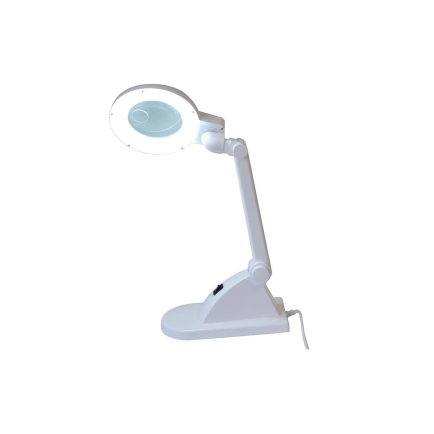 LED-Tischleuchte mit Lupe LED/6W/230V weiß