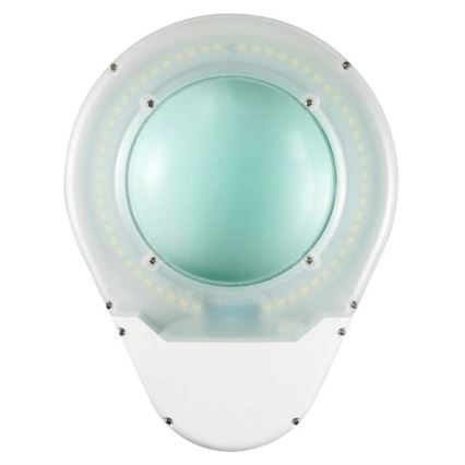 LED-Tischleuchte mit Lupe LED/9W/230V weiß