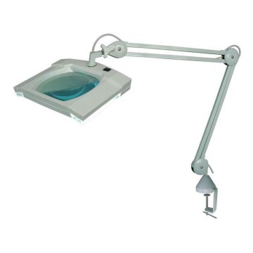 LED-Tischleuchte mit Lupe und Clip LED/5W/230V