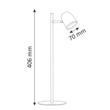 LED Tischleuchte RAWI LED/4,2W/230V schwarz