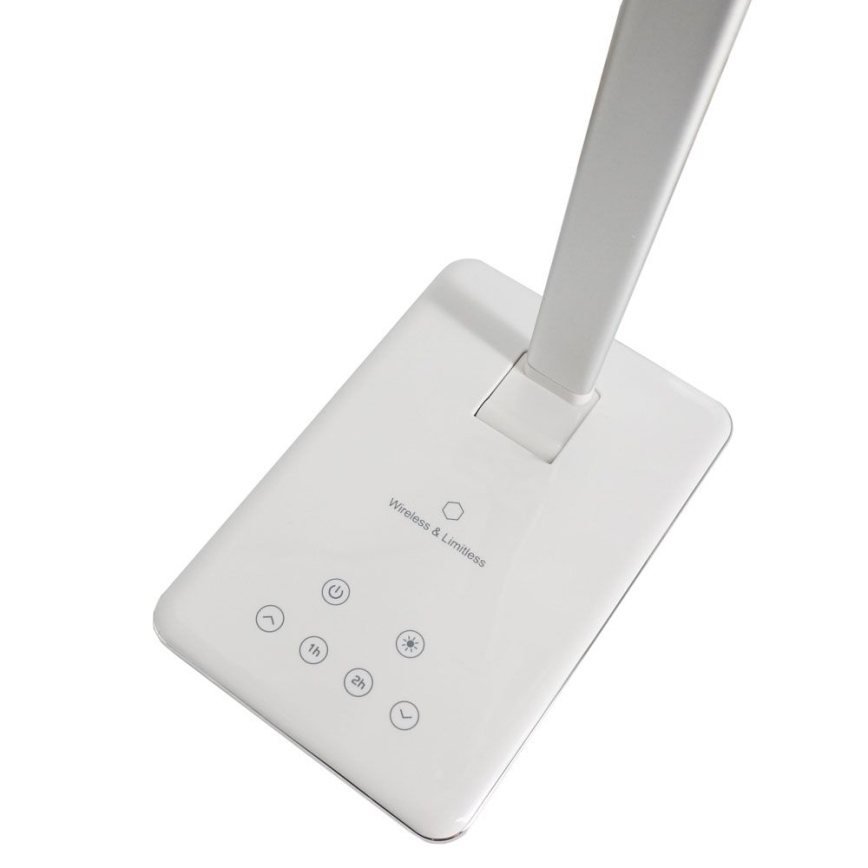 LED dimmbare Touch-Tischlampe mit kabelloser Ladefunktion JOY LED/6W/230V + USB weiß