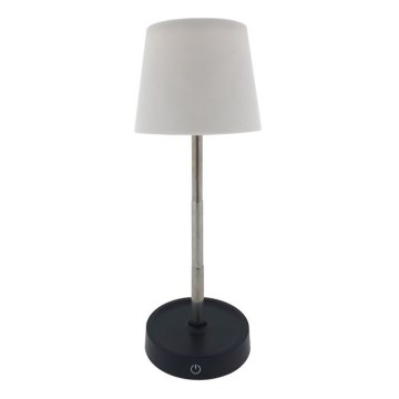 LED-Touch-Tischlampe, dimmbar, 3 W, 5 V, USB, 800 mAh, weiß