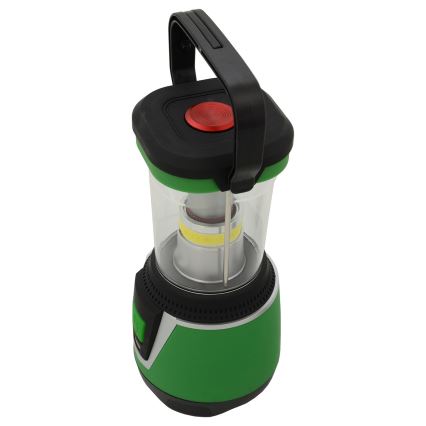 LED Tragbare Lampe LED/3xLR20 IP44 schwarz/grün + Fernbedienung