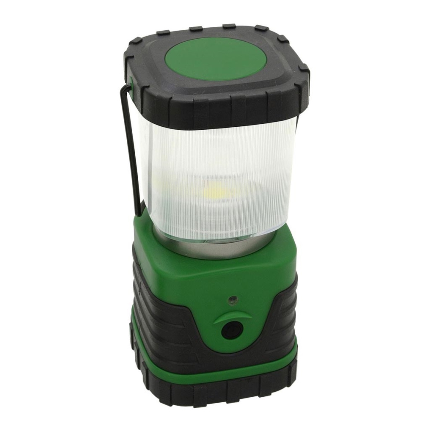 LED Tragbare Lampe LED/3xLR20 IP44 schwarz/grün