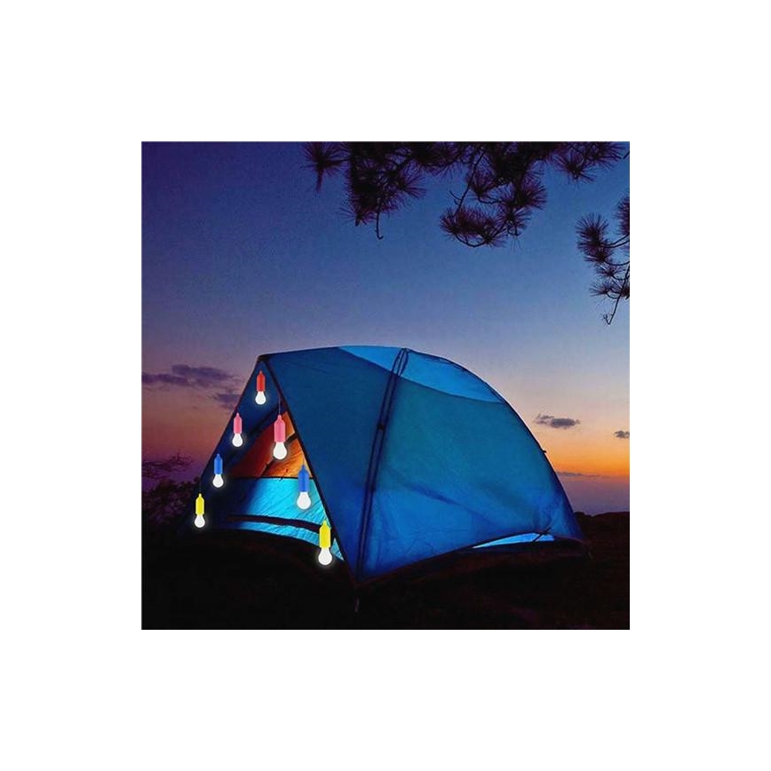 LED Tragbare Leuchte LED/1W/3xAAA grün