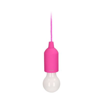 LED Tragbare Leuchte LED/1W/3xAAA rosa