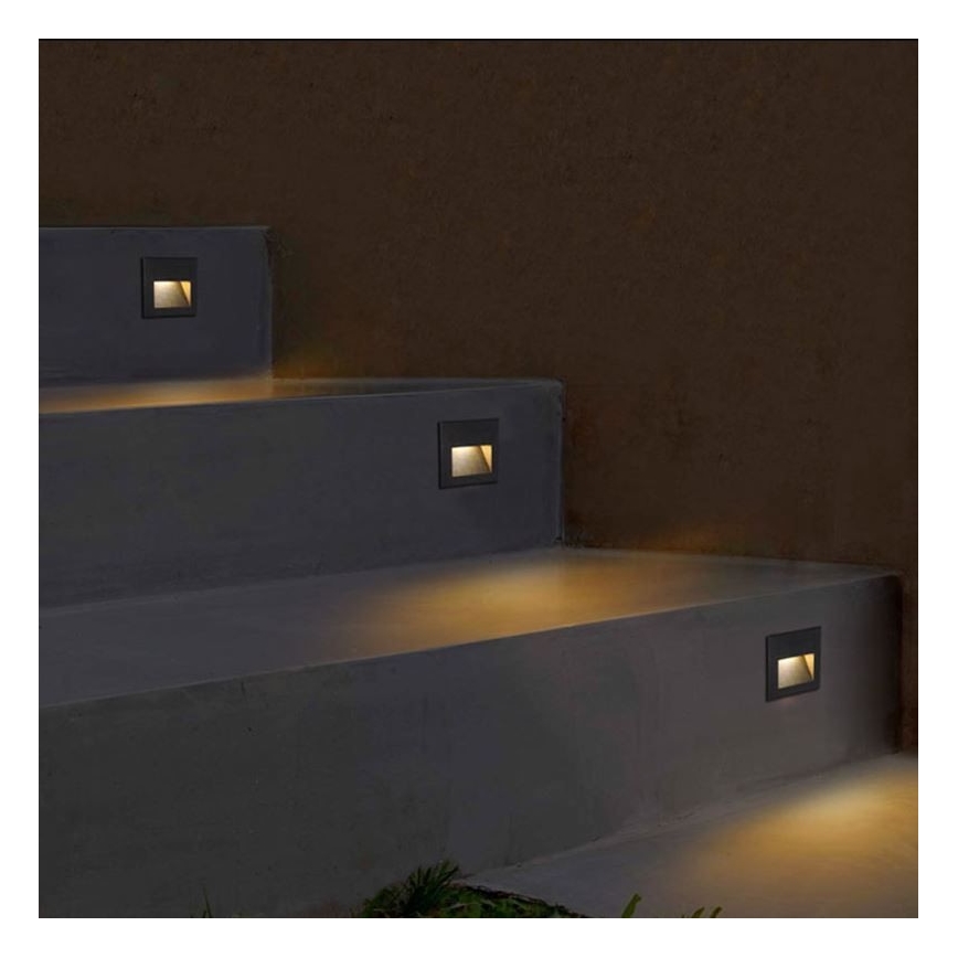 LED-Treppenhauslicht Q7 LED/3W/230V IP44