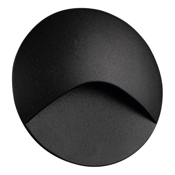 LED Treppenleuchte EXIN LED/2,5W/230V 4000K IP65 schwarz rund