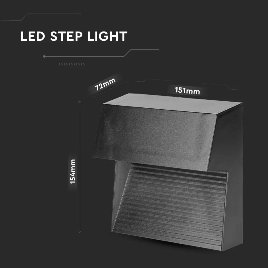 LED Treppenleuchte LED/3W/230V 3000K IP65