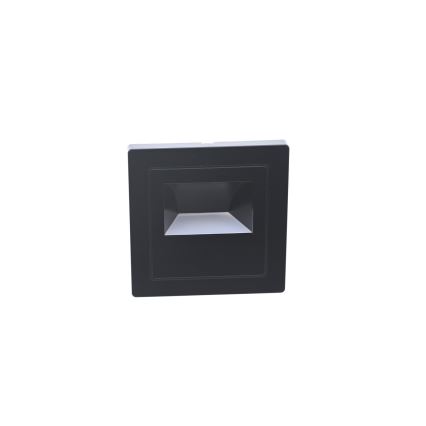 LED-Treppenleuchte LED/3W/230V 3000K schwarz