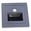 LED-Treppenleuchte mit Bewegungs- und Dämmerungssensor LED/3W/230V 3000K schwarz