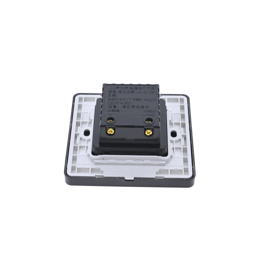 LED Treppenleuchte mit Bewegungs- und Dämmerungssensor LED/3W/230V 6000K schwarz