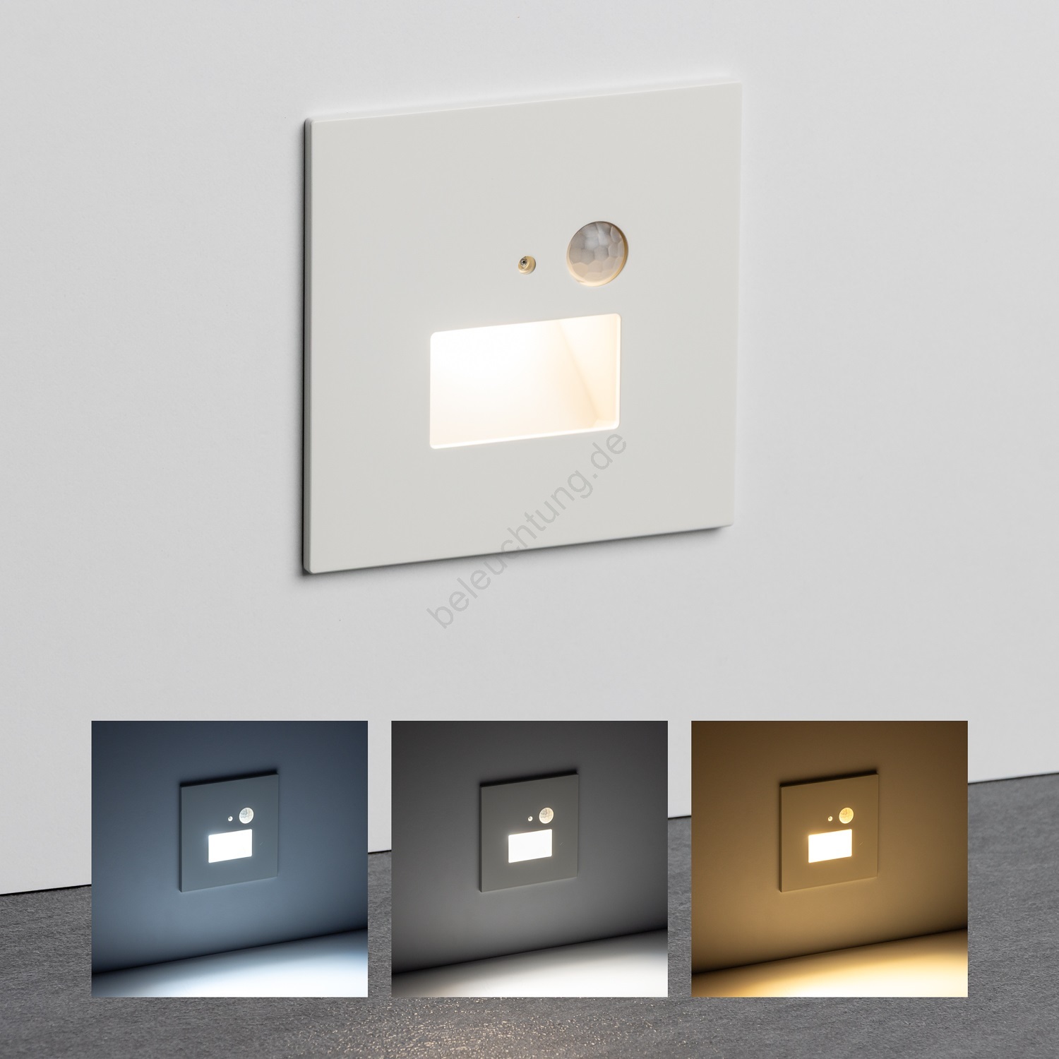 Hyuduo LED Stufenleuchte 3W Mit Bewegungs- & Dämmerungssensor – 4000K Einbauleuchte Für Treppen & Flur