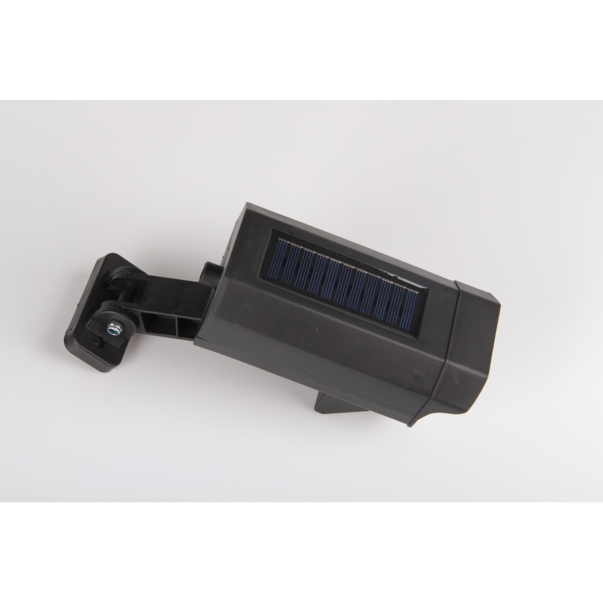 LED-Überwachungskamera-Attrappe mit Sensor und mit Solarpanel LED/5W/5,5V 800 mAh IP65 + Fernbedienung