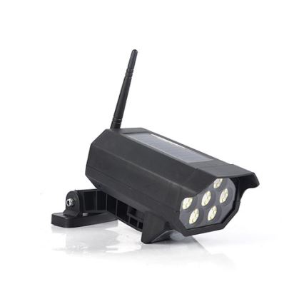 LED-Überwachungskamera-Attrappe mit Sensor und mit Solarpanel LED/5W/5,5V 800 mAh IP65 + Fernbedienung