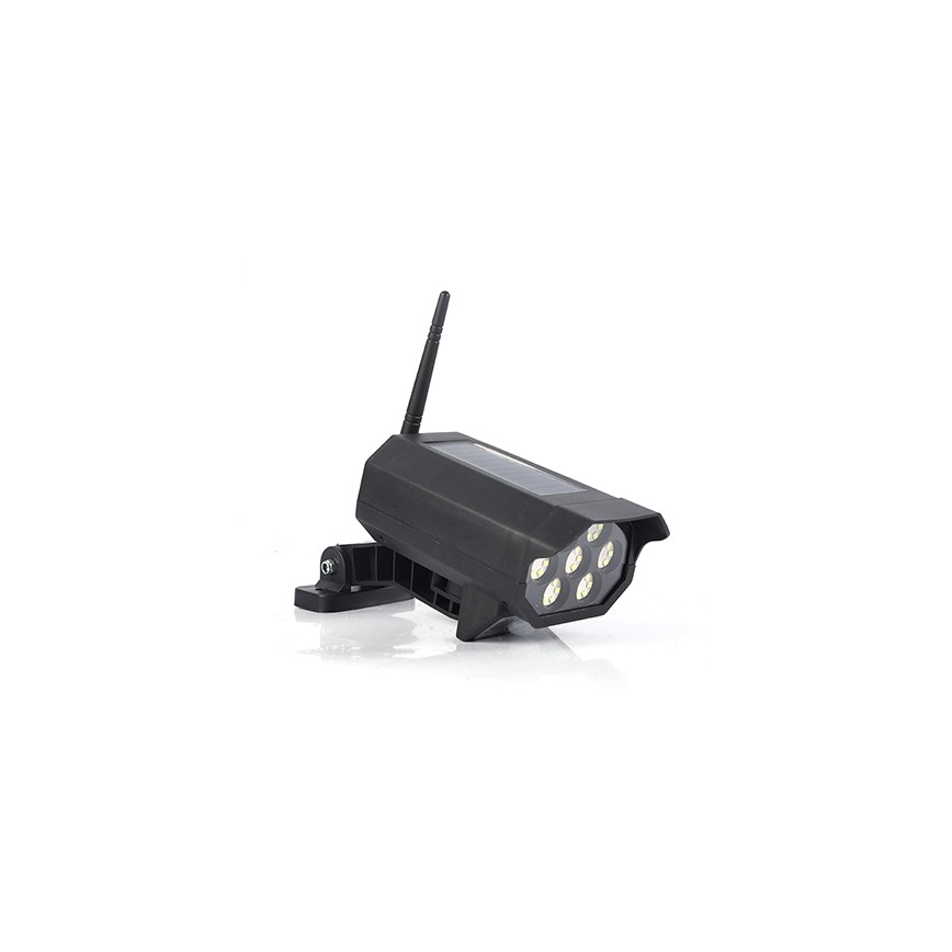 LED-Überwachungskamera-Attrappe mit Sensor und mit Solarpanel LED/5W/5,5V 800 mAh IP65 + Fernbedienung