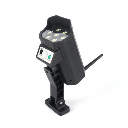 LED-Überwachungskamera-Attrappe mit Sensor und Solarpanel LED/5W/5,5V IP65 + Fernbedienung