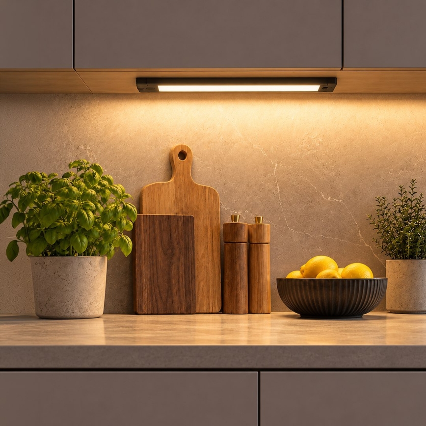 LED-Unterbauleuchte LED/12W/230V 2700/3000/4000/5000/5700K 42 cm schwarz