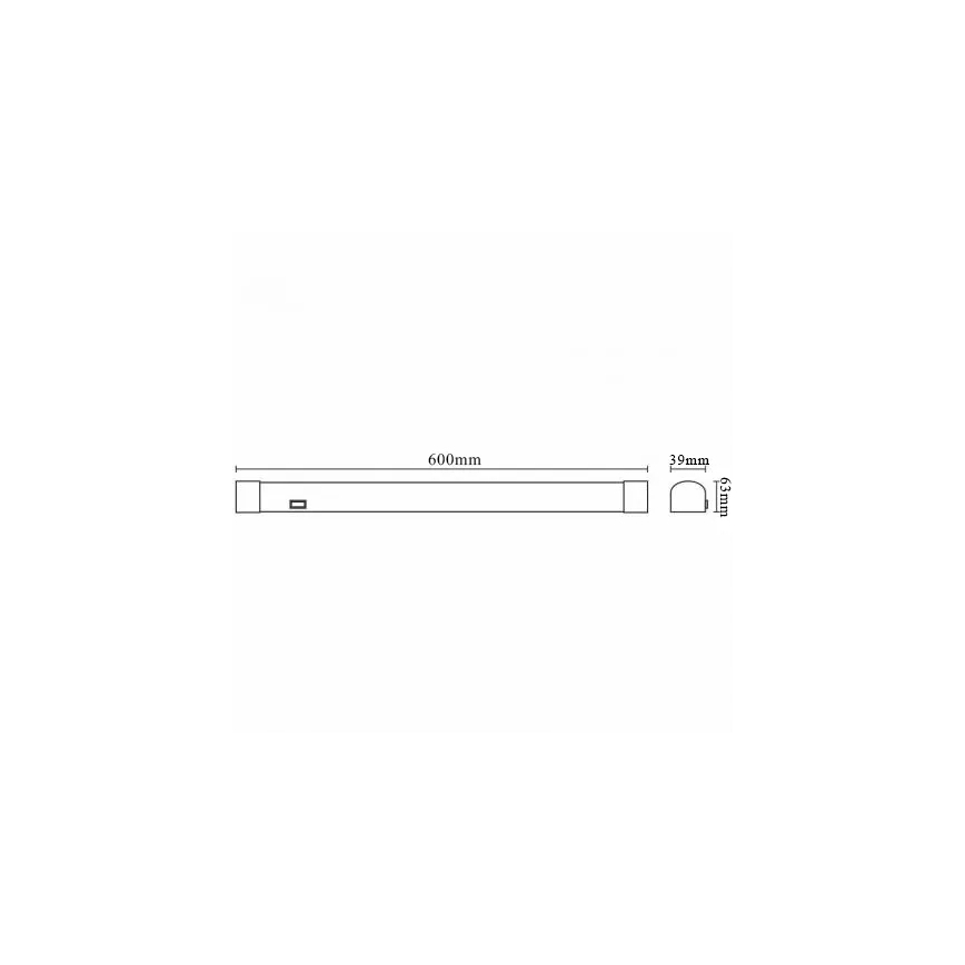 LED-Unterbauleuchte LED/15W/230V 60 cm IP44 weiß