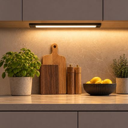 LED-Unterbauleuchte LED/18W/230V 2700/3000/4000/5000/5700K 60 cm schwarz