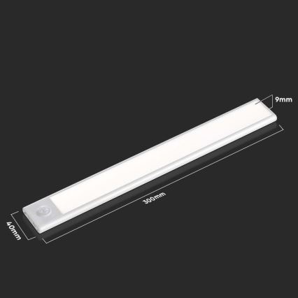 LED-Unterbauleuchte mit Sensor LED/1,5W/5V 4000K