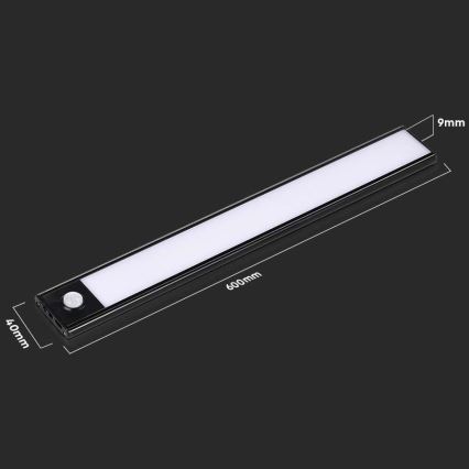 LED-Unterbauleuchte mit Sensor LED/2,5W/5V 4000K 3000 mAh