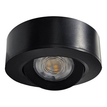 LED Unterputz-/Aufputz-Strahler 2-in-1 LED/5W/230V 4200K d 9,3 cm schwarz