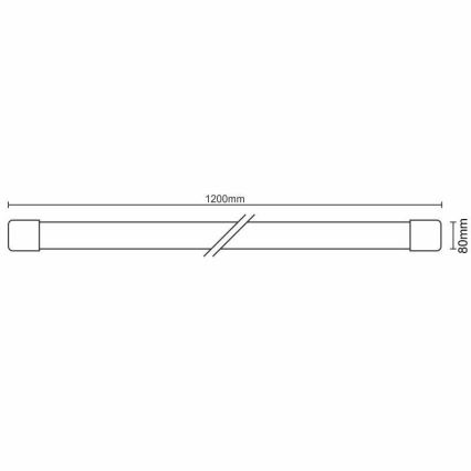 LED Unterschrankleuchte - Küche LED/40W/230V 4000K IP40