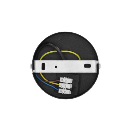 LED verstellbare Hängeleuchte an Stange GORTA 1xE27/60W/230V weiß/gold
