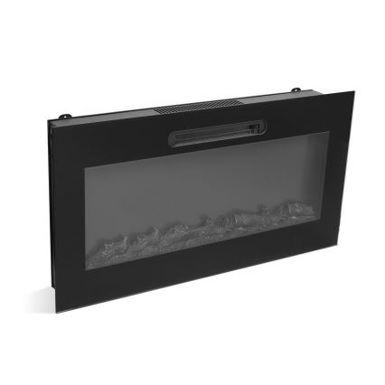 LED-Wand-Elektrokamin mit Heizung LED/2000W/230V 48x91 cm + Fernbedienung