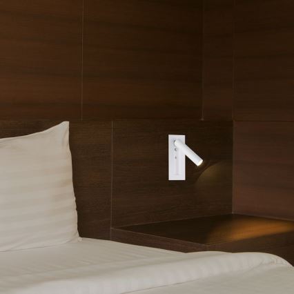 LED-Wand-Spot LED/2W/230V 3000K weiß