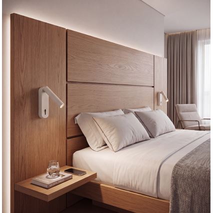 LED-Wand-Spotleuchte ABRIEL LED/6W/230V beige