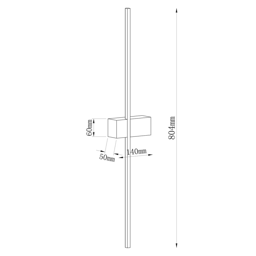 LED-Wandleuchte AISHA LED/12W/230V 4000K goldfarben