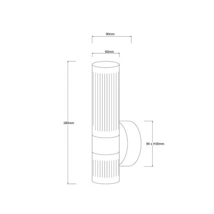 LED Wandleuchte AMBIENTE LED/6W/230V 3000/4000/6000K goldfarben
