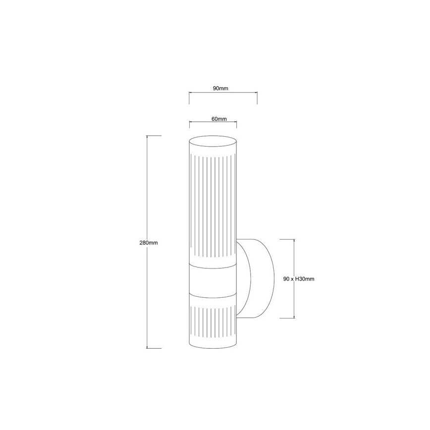 LED Wandleuchte AMBIENTE LED/6W/230V 3000/4000/6000K goldfarben